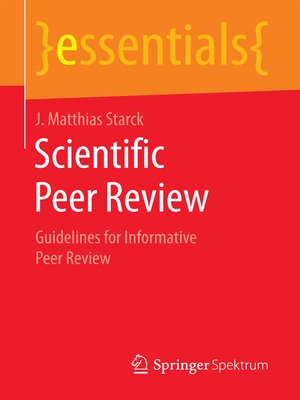 cover image of Scientific Peer Review